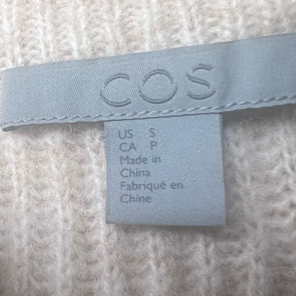 Cos Cream Crew Neck Sweater View 6